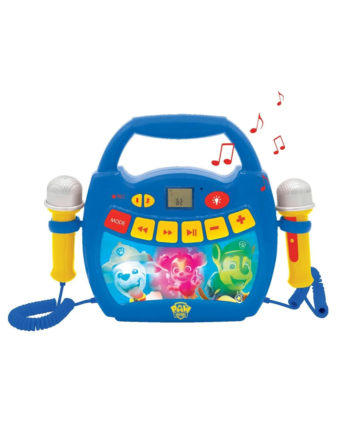 Paw Patrol Bluetooth Voice Changer Rechargeable Karaoke Player with 2 Microphones by Paw Patrol