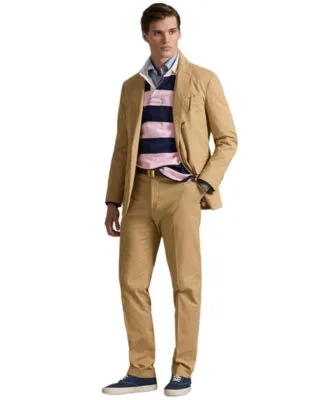 Polo Unconstructed Modern Fit Jacket Stretch Chino Suit Trouser by Polo Ralph Lauren