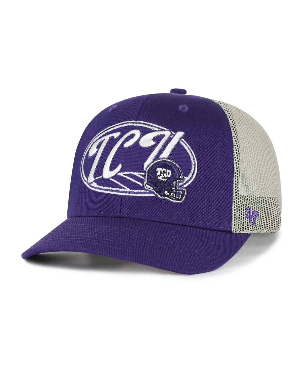 Tcu Horned Frogs Enfield Adjustable Trucker Hat by 47 Brand