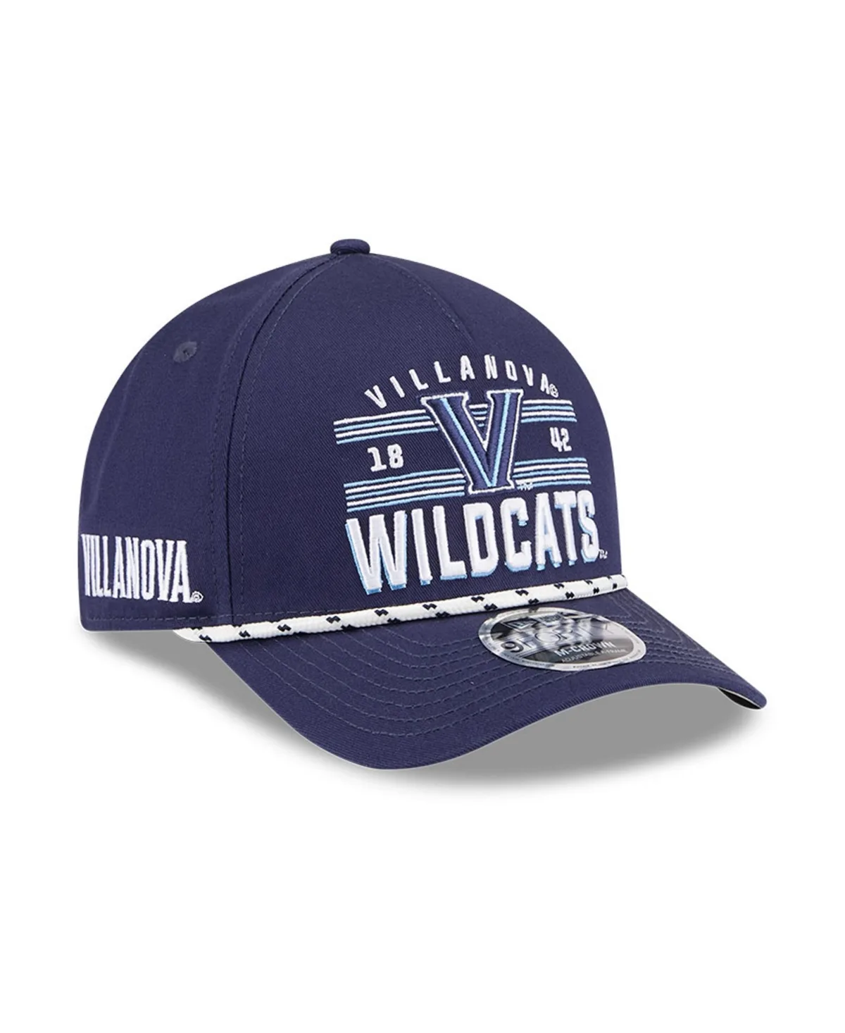 Villanova Wildcats 9FORTY March Madness Adjustable Mid-Crown Curved Bill Hat by New Era