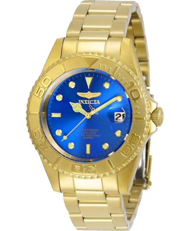 29940 Pro Diver Quartz 3 Hand Blue Dial Watch