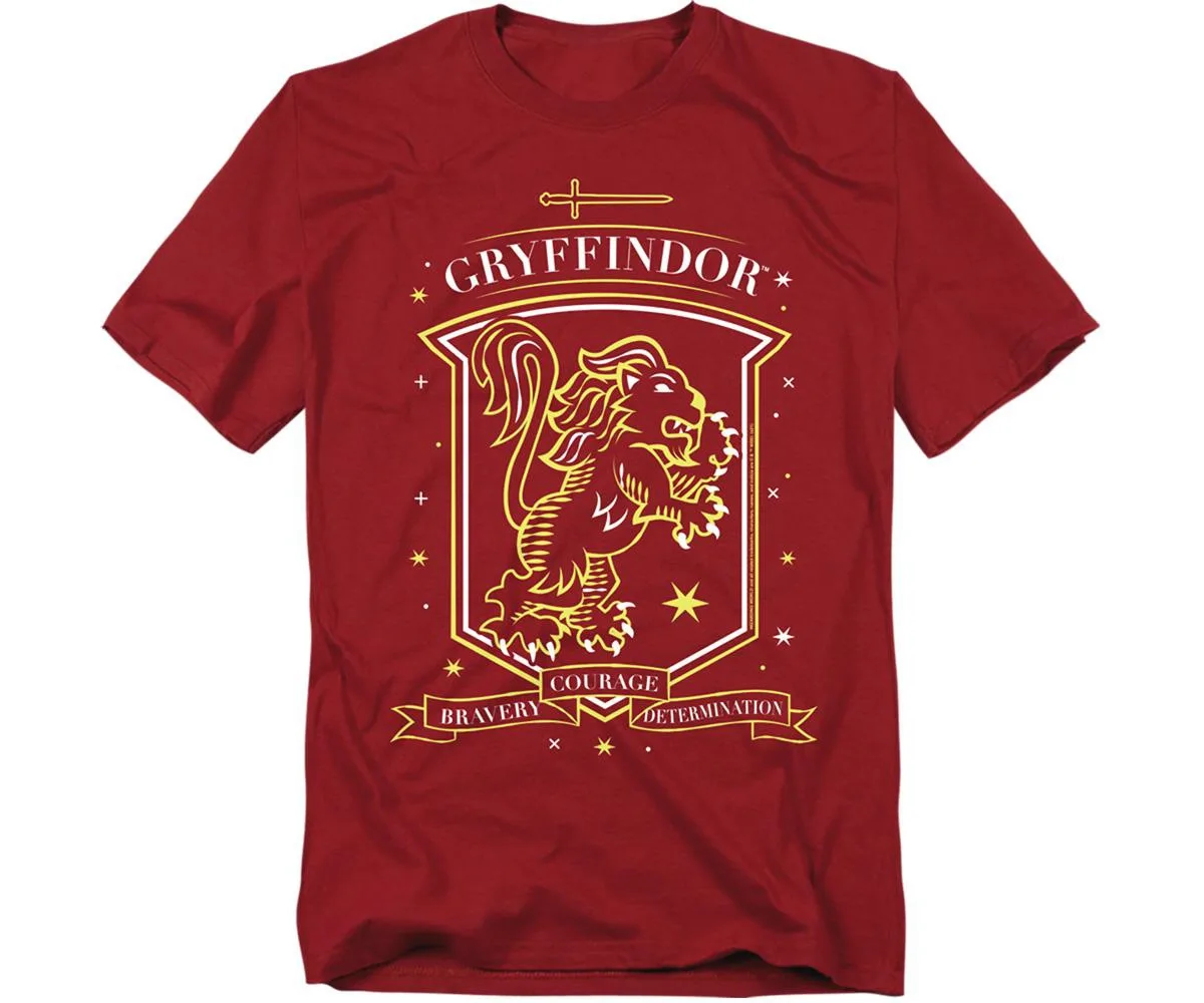 Hand-Drawn Gryffindor Shield Graphic T-Shirt by Harry Potter