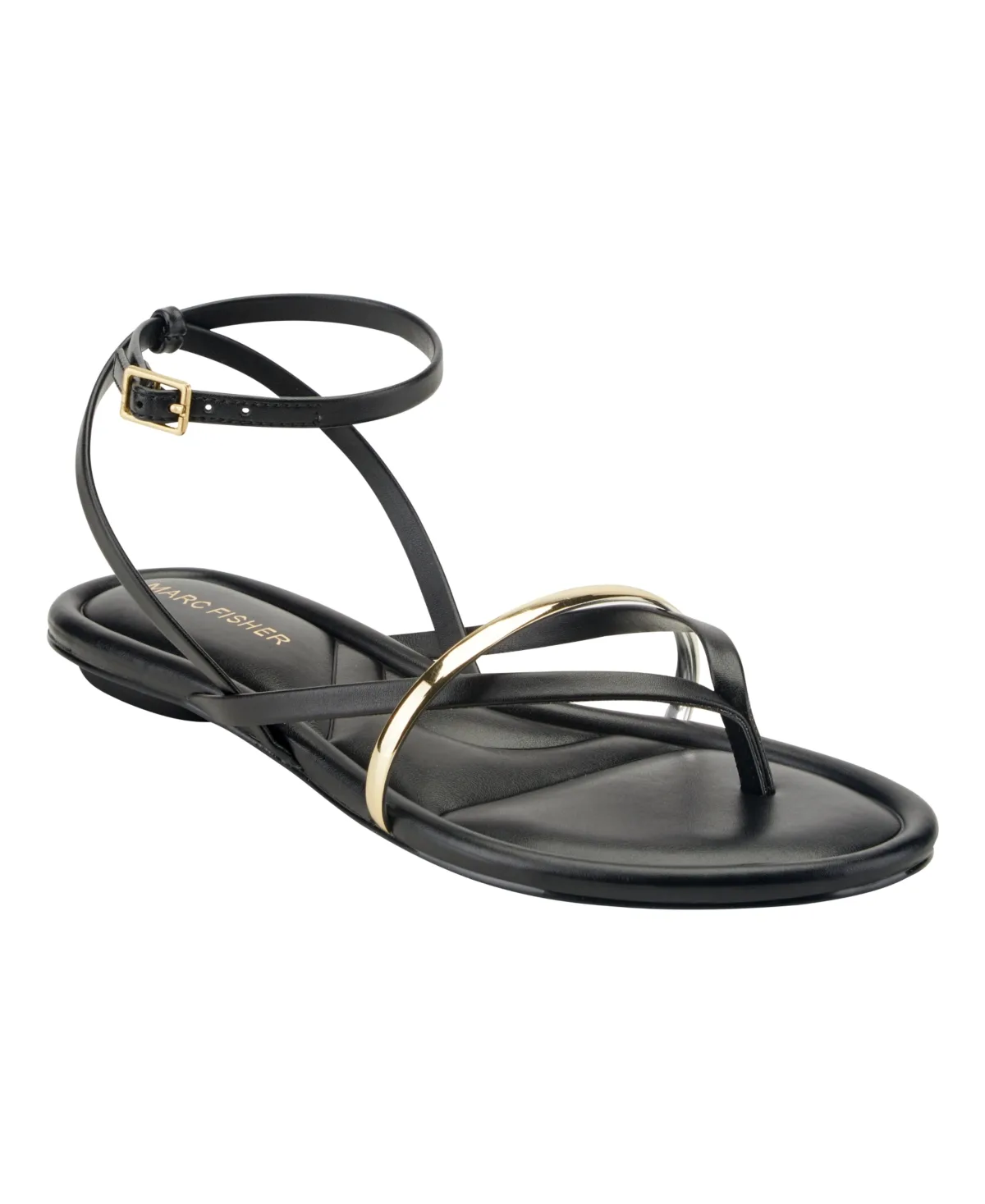 Nariya Strappy Flat Thong Sandals by Marc Fisher
