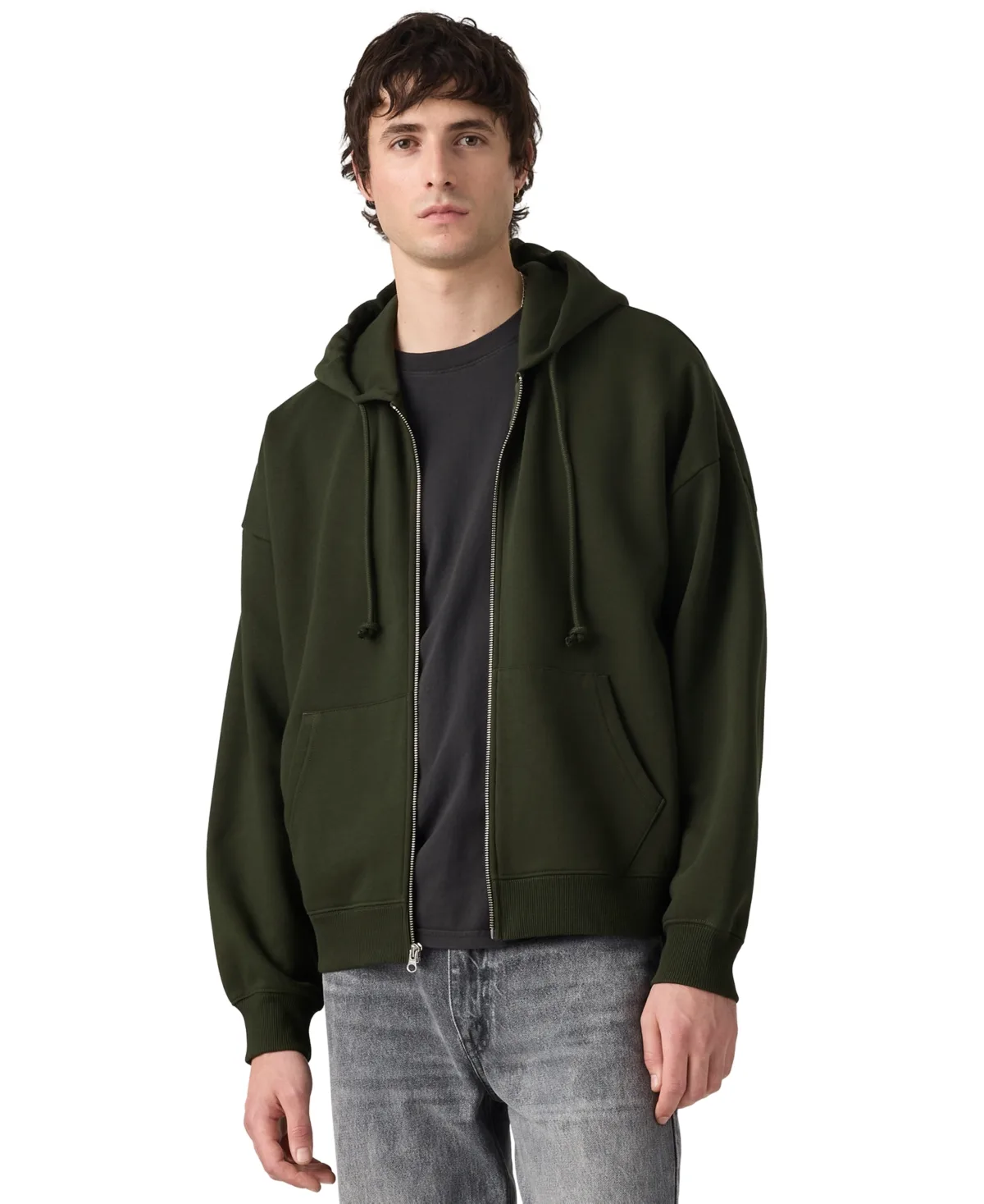 Oversized Full-Zip Hooded Sweatshirt by Levi's