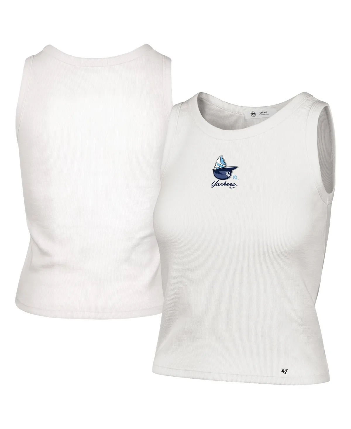 New York Yankees Single Swirl Ribbed Baby Tank Top by 47 Brand