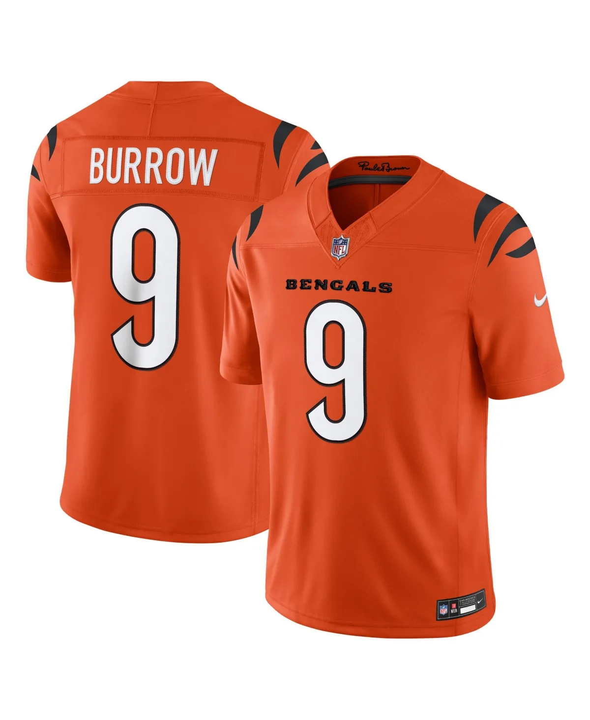 Joe Burrow Cincinnati Bengals Alternate Vapor F.u.s.e. Limited Jersey by Nike