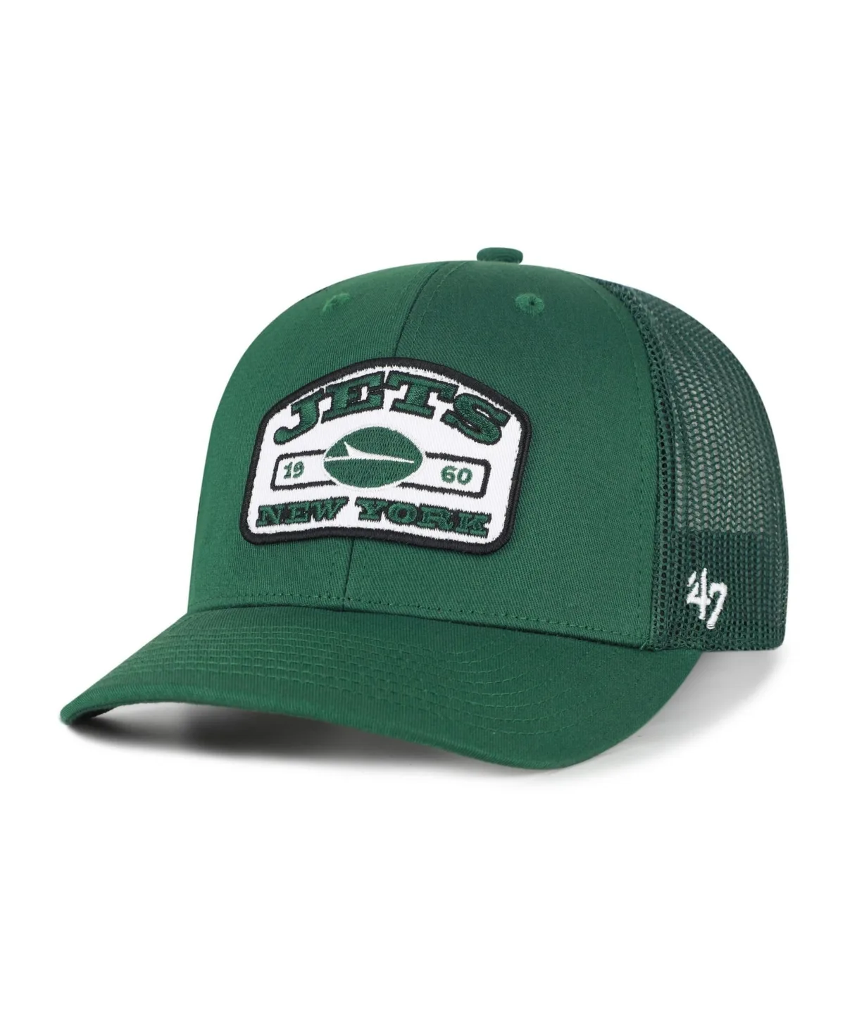 New York Jets Roadway Adjustable Trucker Hat by 47 Brand