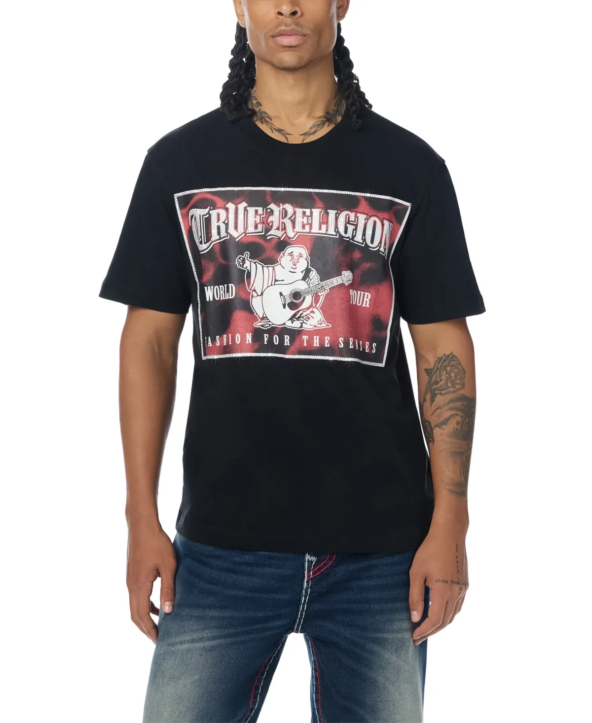 Rhinestone World Tour Tee by True Religion