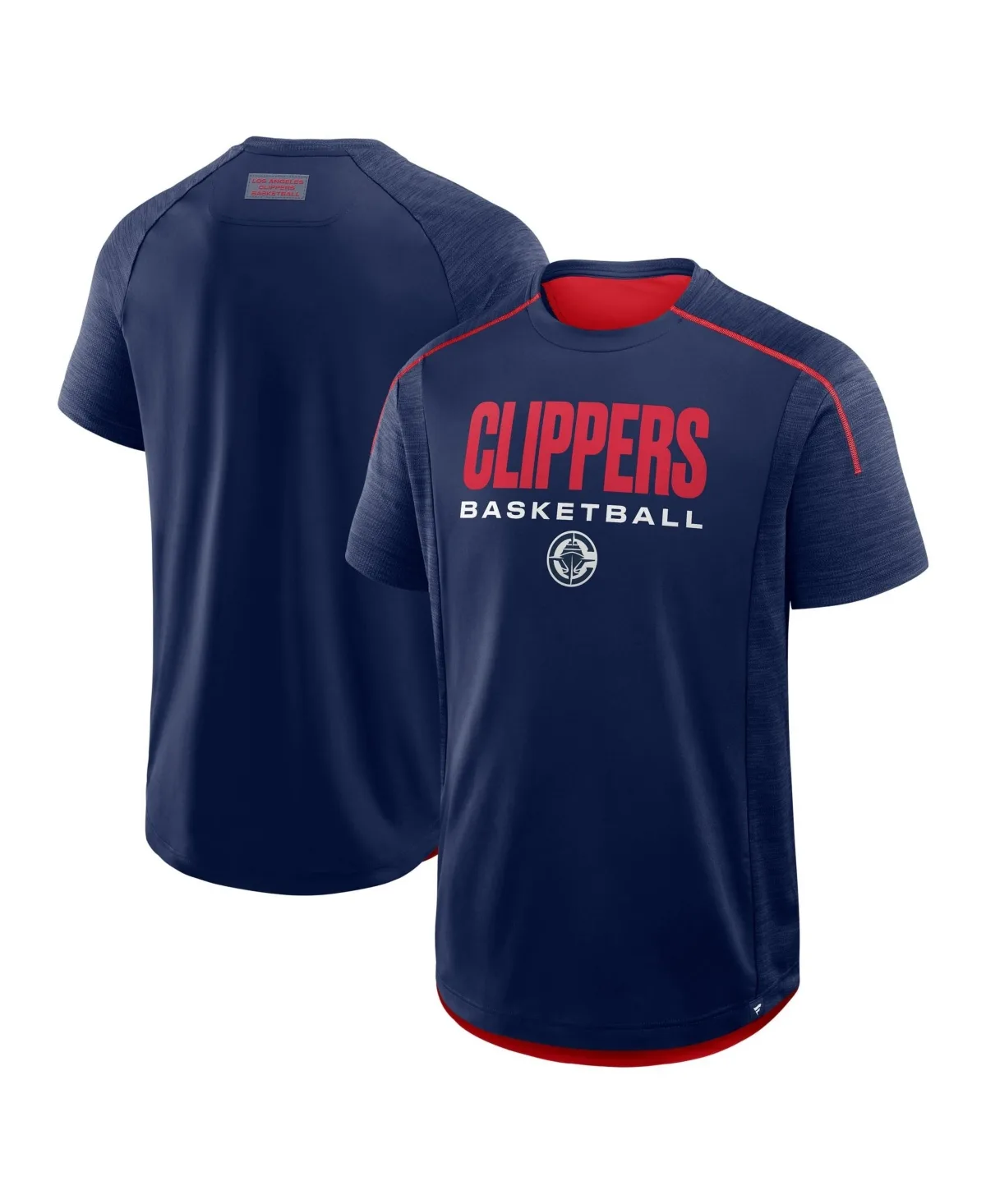 Los Angeles Clippers Inbound Pass Play Reflective Stretch T-Shirt by Fanatics