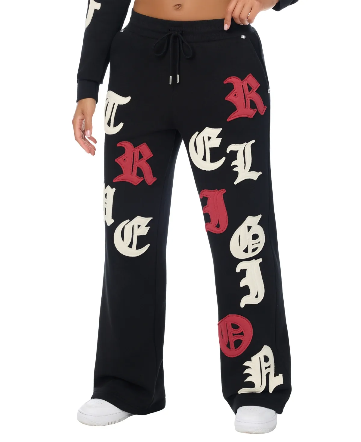 Mid-Rise Straight-Leg Pull-On Pants by True Religion
