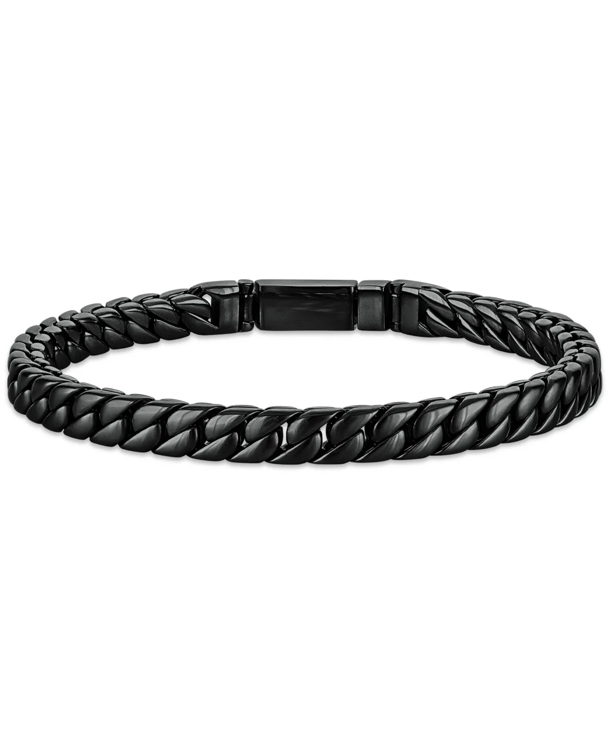 Curb Link Box Clasp Bracelet by Esquire Mens Jewelry