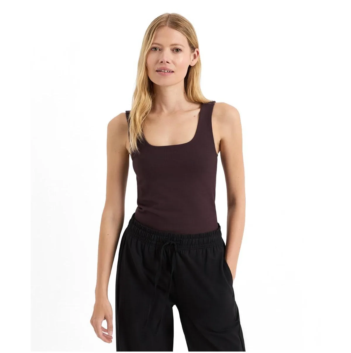 Organic Cotton on the Go-To Square Neck Tank by Pact