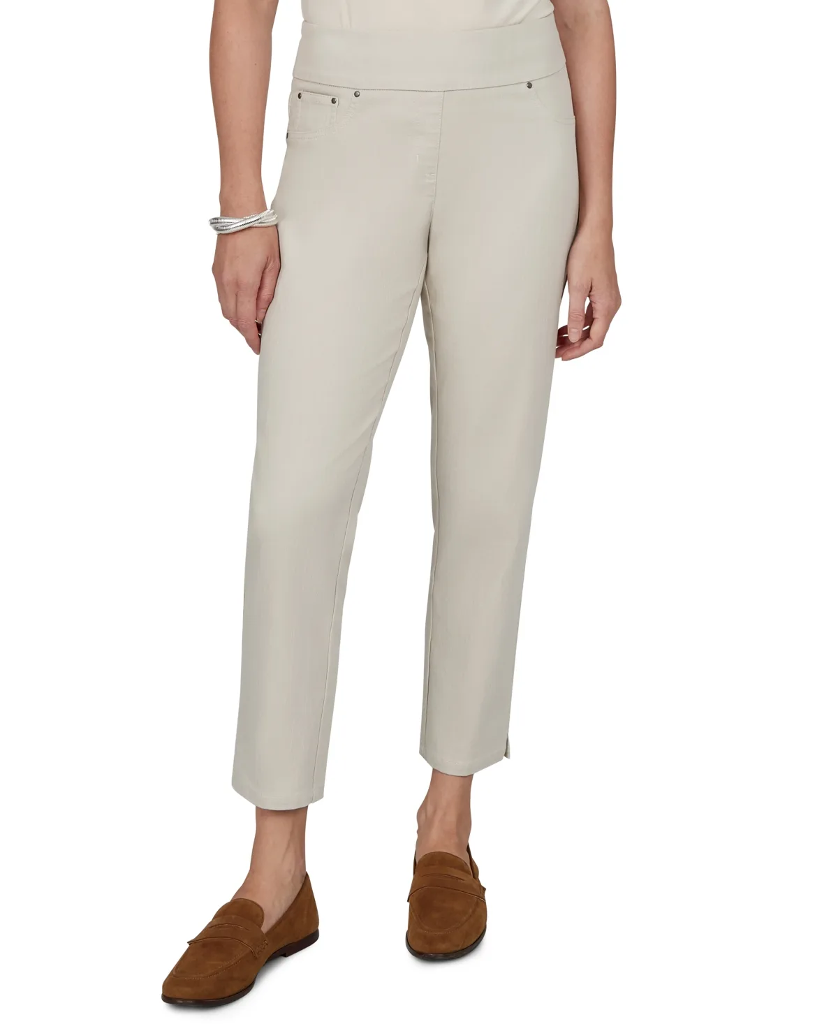 Pull-On Ankle Pants