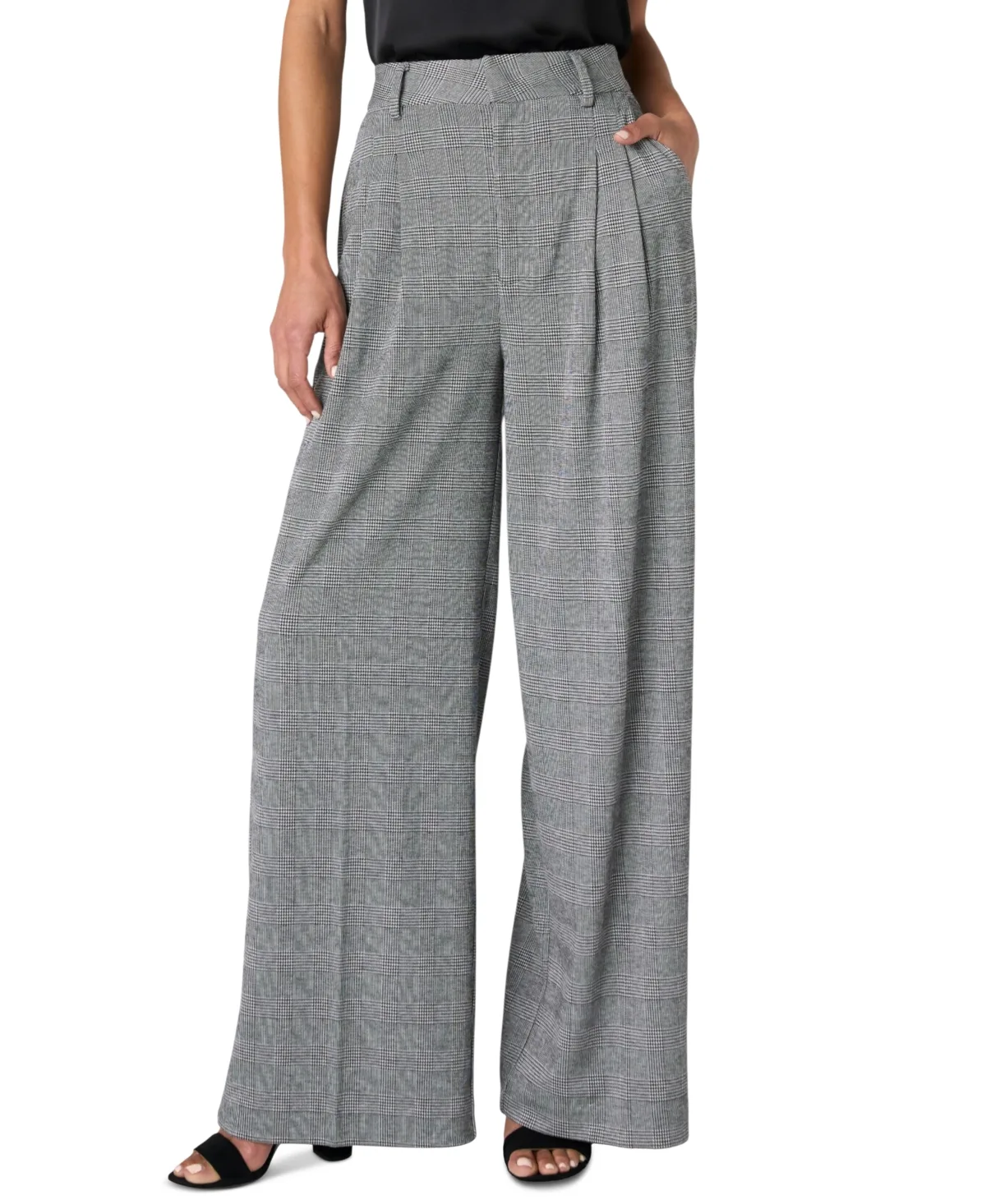 Brooke High-Rise Wide-Leg Trousers by Liverpool Los Angeles