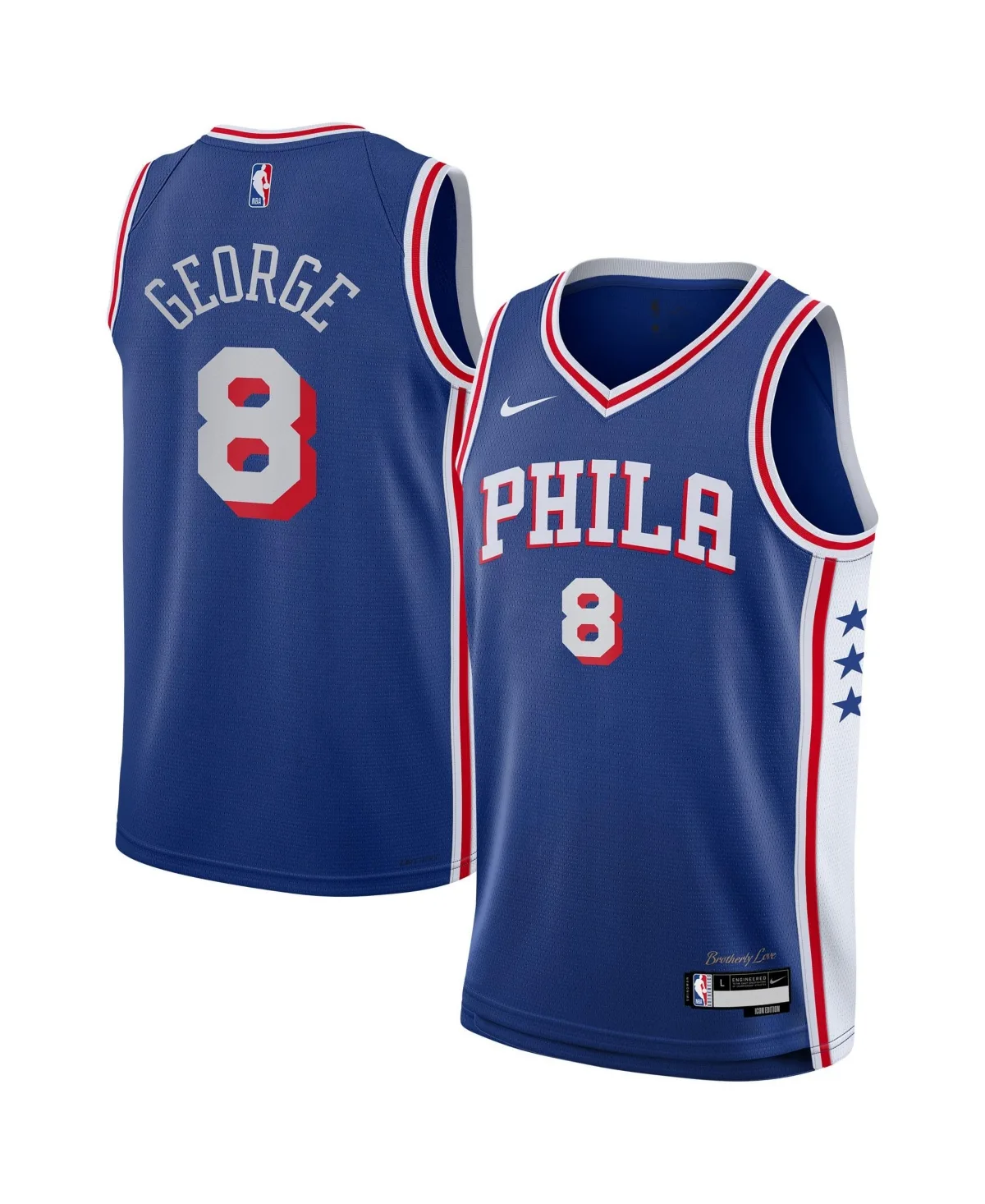 Paul George Philadelphia 76ers Swingman Icon Edition Jersey by Nike