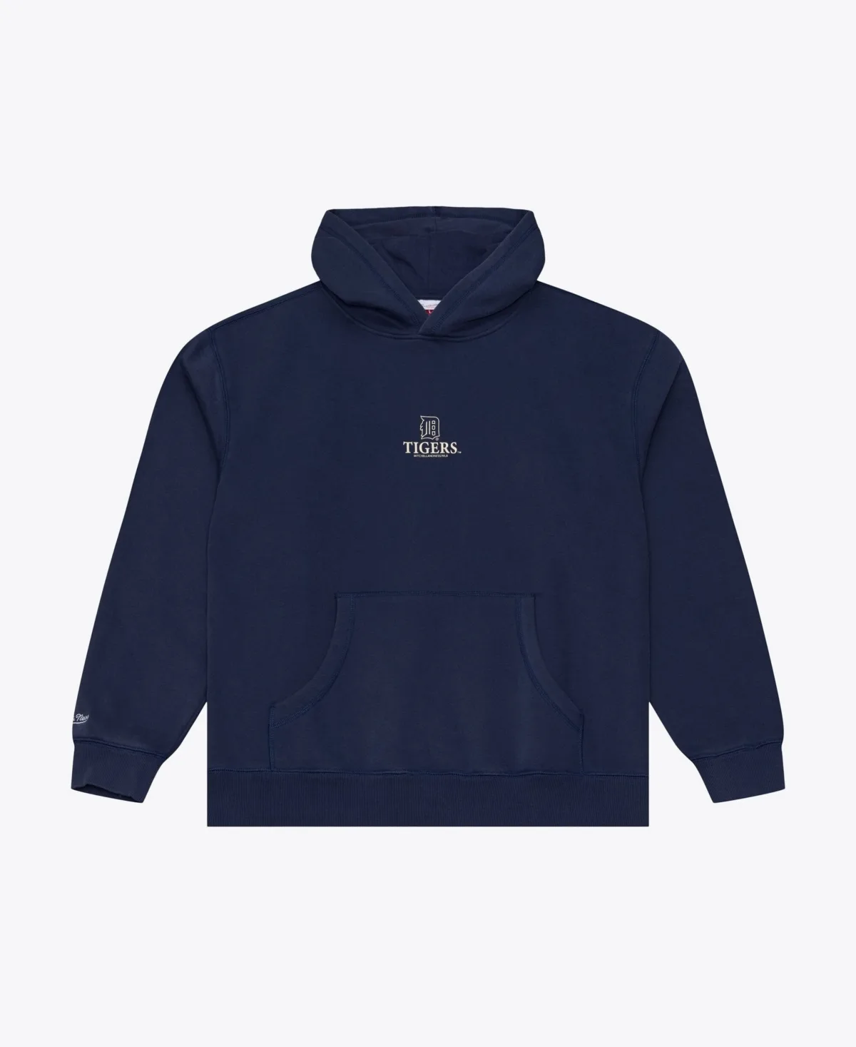Detroit Tigers Core Essentials Fleece Kangaroo-Pocket Hoodie by Mitchell & Ness