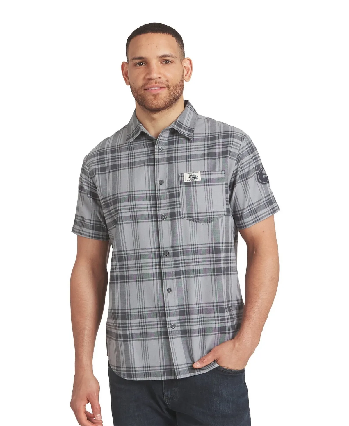 Darius Rucker Collection by Fanatics San Francisco 49ers Short-Sleeve Button-Up Shirt by Fanatics