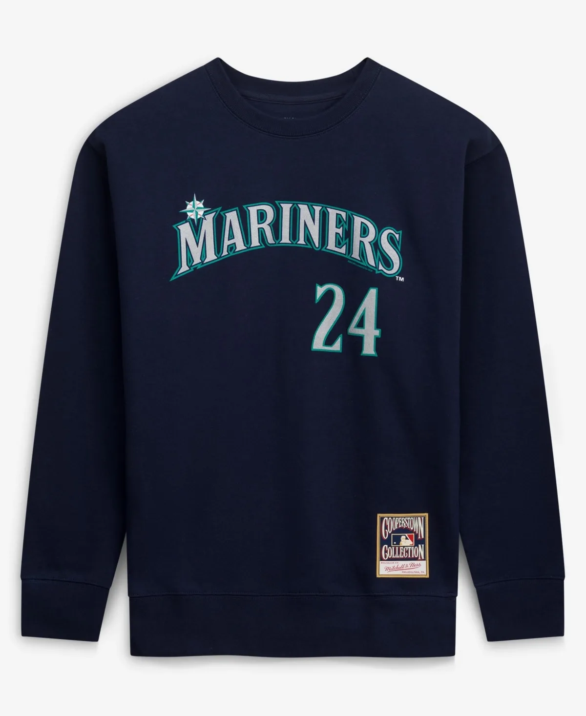 Ken Griffey Jr. Seattle Mariners Classic Player Number Sweatshirt by Mitchell & Ness