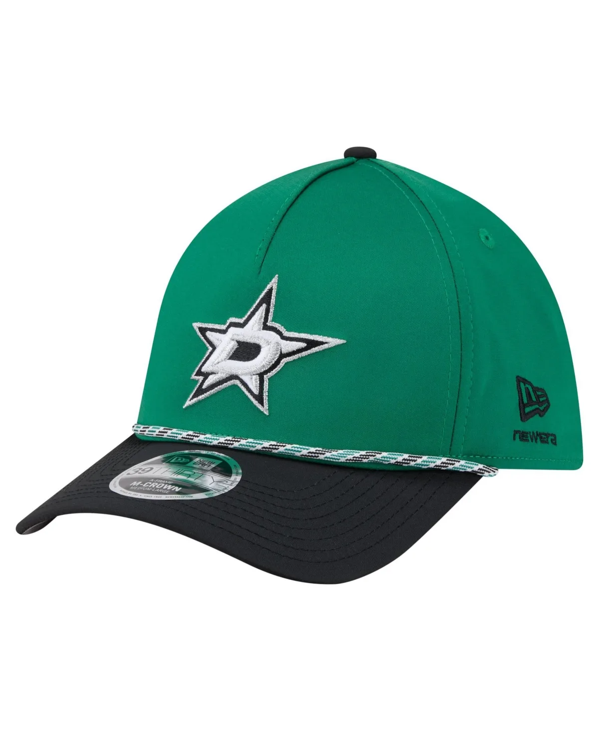 Dallas Stars 39THIRTY A-Frame 2-Tone Stretch Fit Baseball Cap by New Era