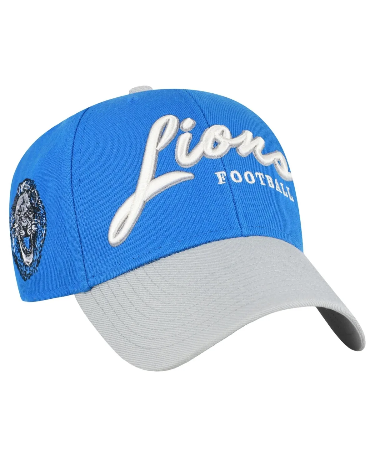 Detroit Lions Throwback Mvp Structured-Fit Adjustable Baseball Cap by 47 Brand