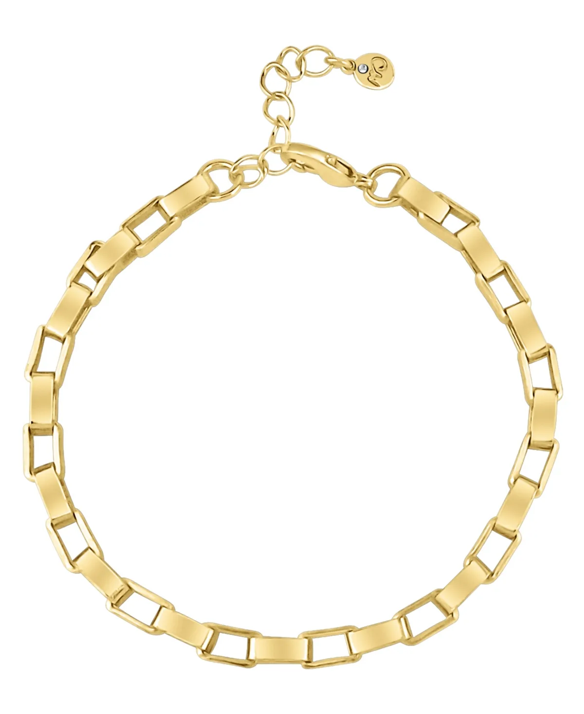 Rectangular Chain Bracelet - Gold Plated by And Now This