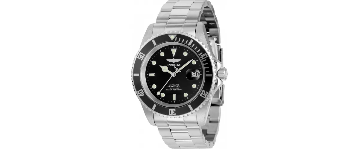 8926OBXL Pro Diver Automatic 3 Hand Black Dial Watch by Invicta
