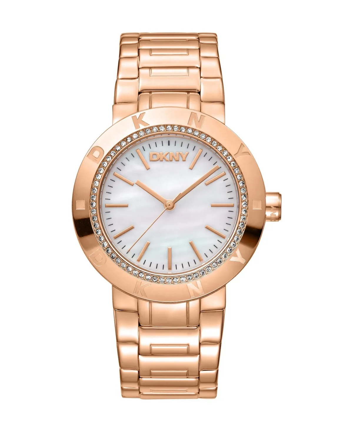 Evening Quartz Rose-Gold-Tone Stainless Steel Bracelet Watch, Water-Resistant, 36 mm