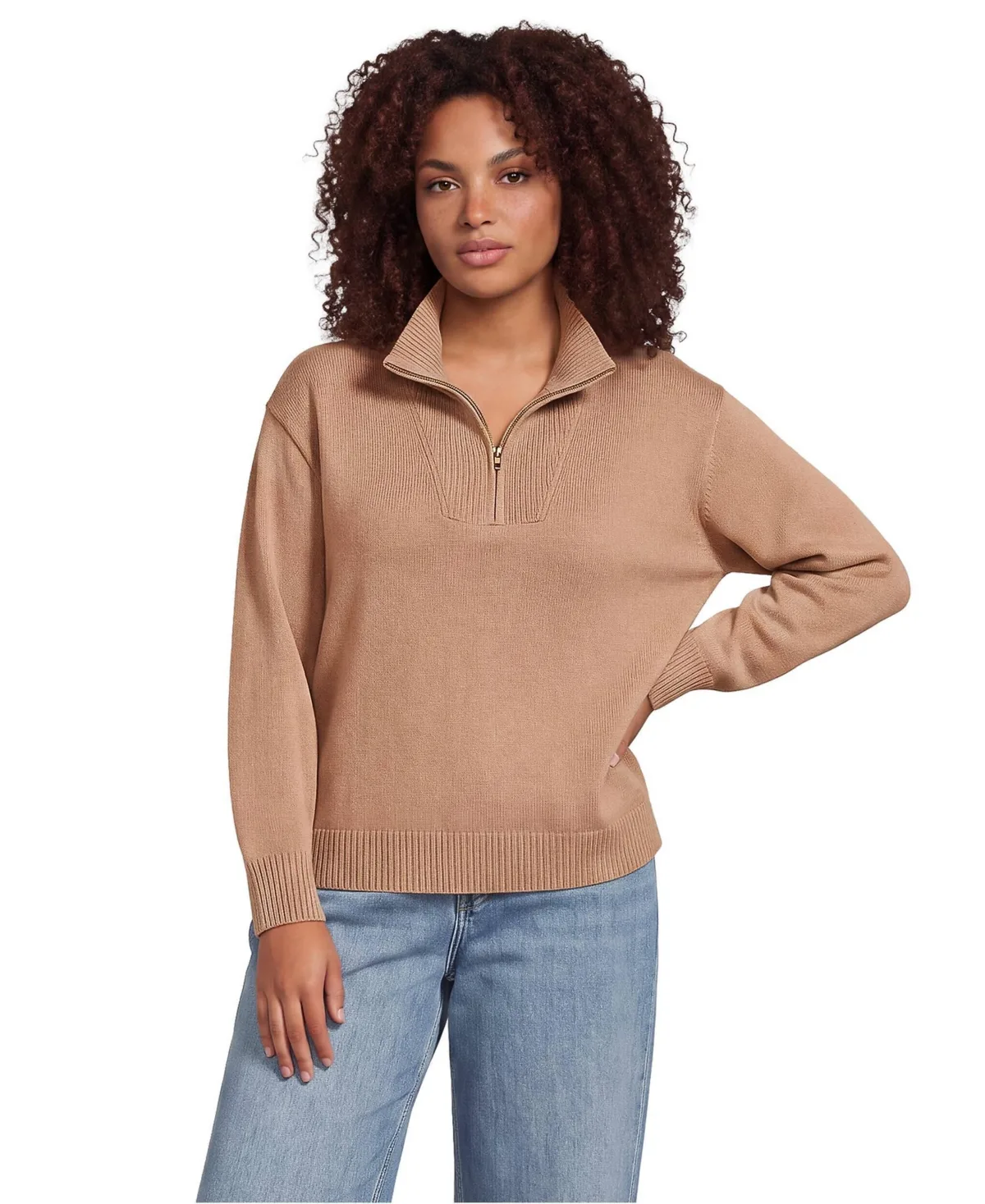 Drifter Slim Quarter Zip Sweater