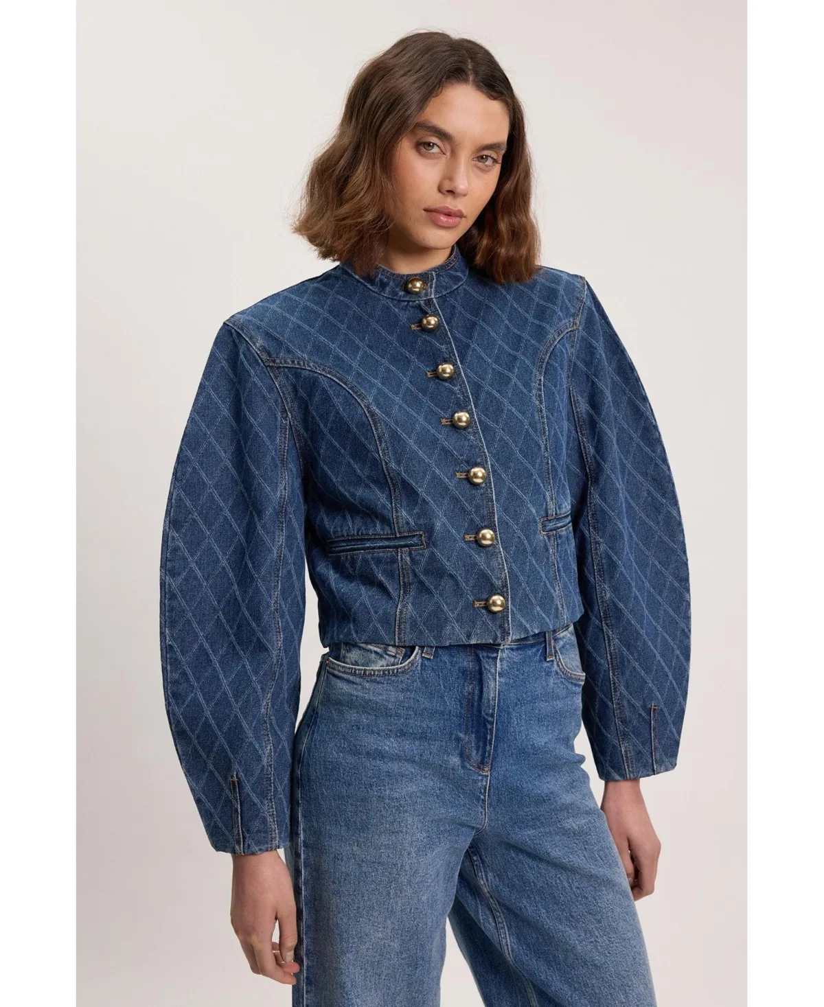 Denim Balloon Jacket