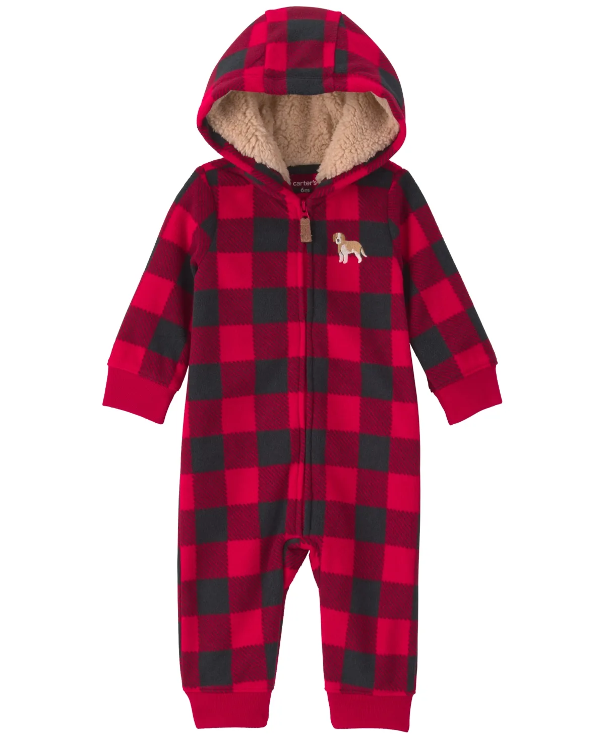 Buffalo Check Hooded Jumpsuit by Carter's