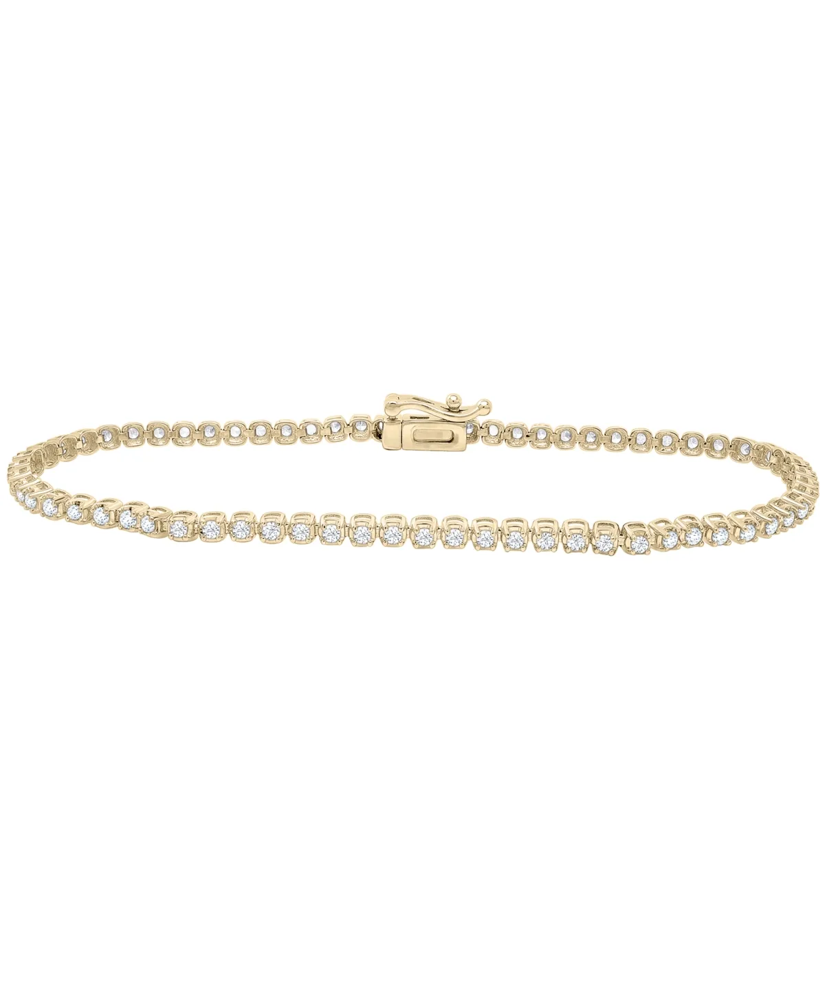 Diamond Tennis Bracelet (7/8 ct. t.w.) in 14k Yellow Gold by Macy's