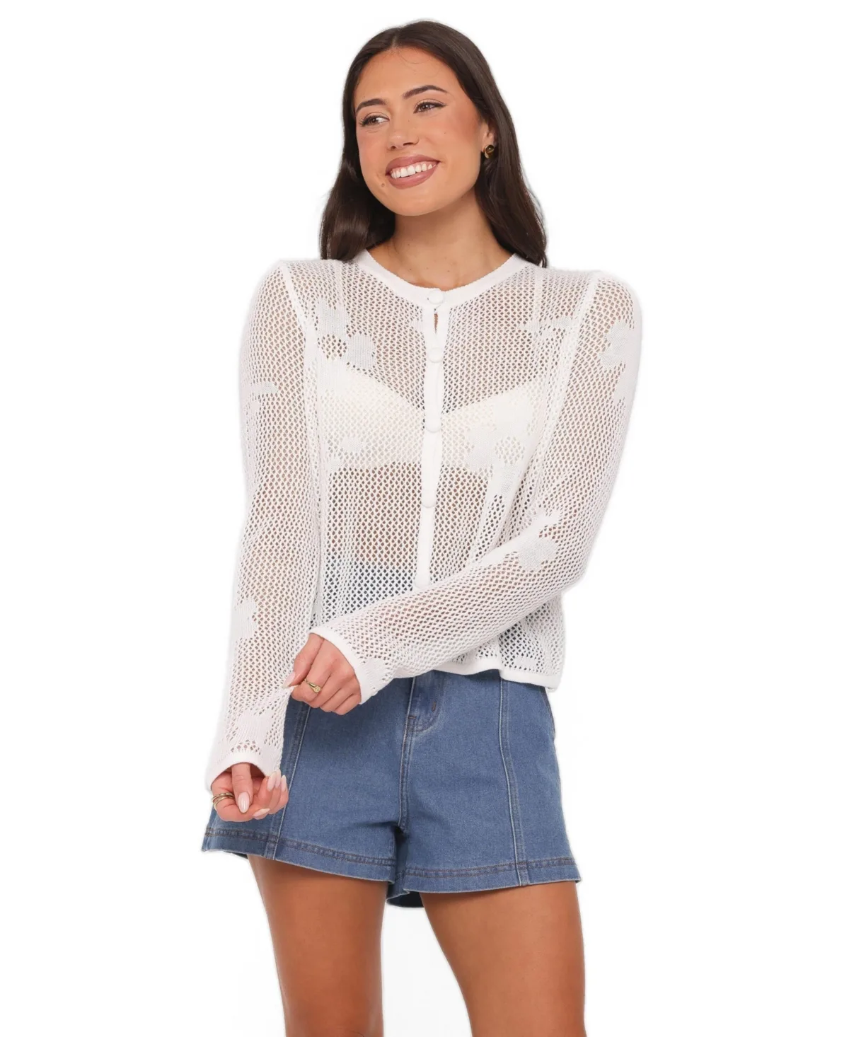 Maddox Open Stitch Cardigan Sweaters by Petal and Pup