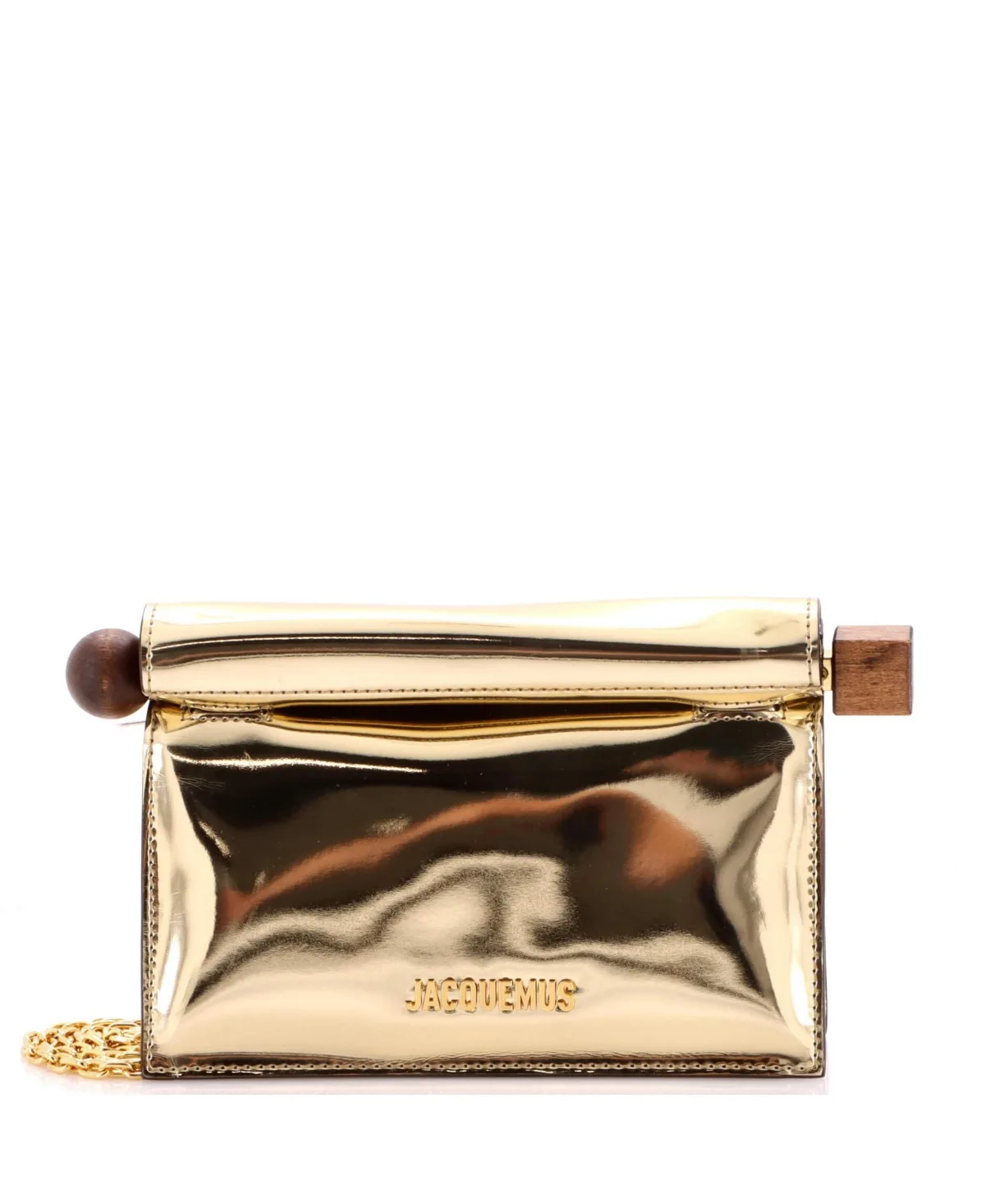 Pre-Owned the Rond Carre Chain Bag Patent