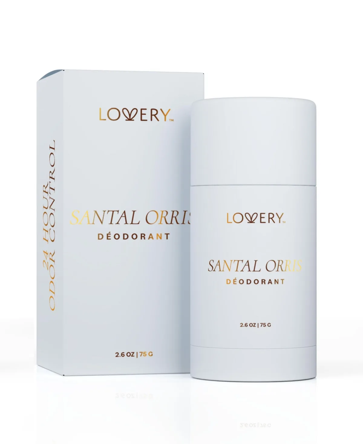 Santal Deodorant Stick 24hr Control, 2.6oz by Lovery