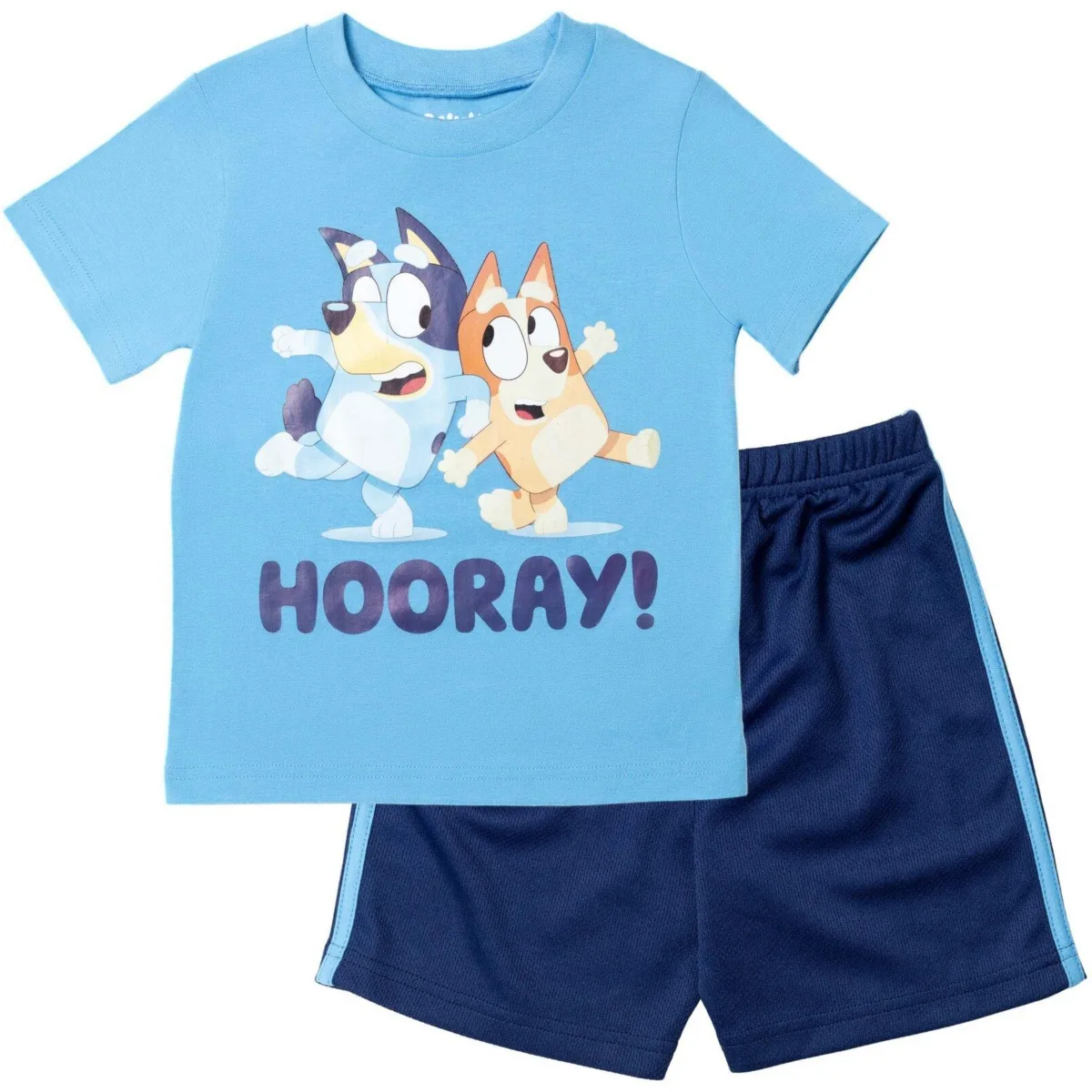 T-Shirt and Mesh Shorts Outfit Set by Bluey