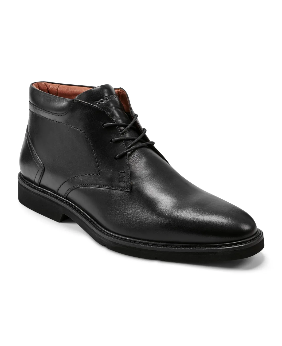 Flynn Lace-Up Almond Toe Casual Boots
