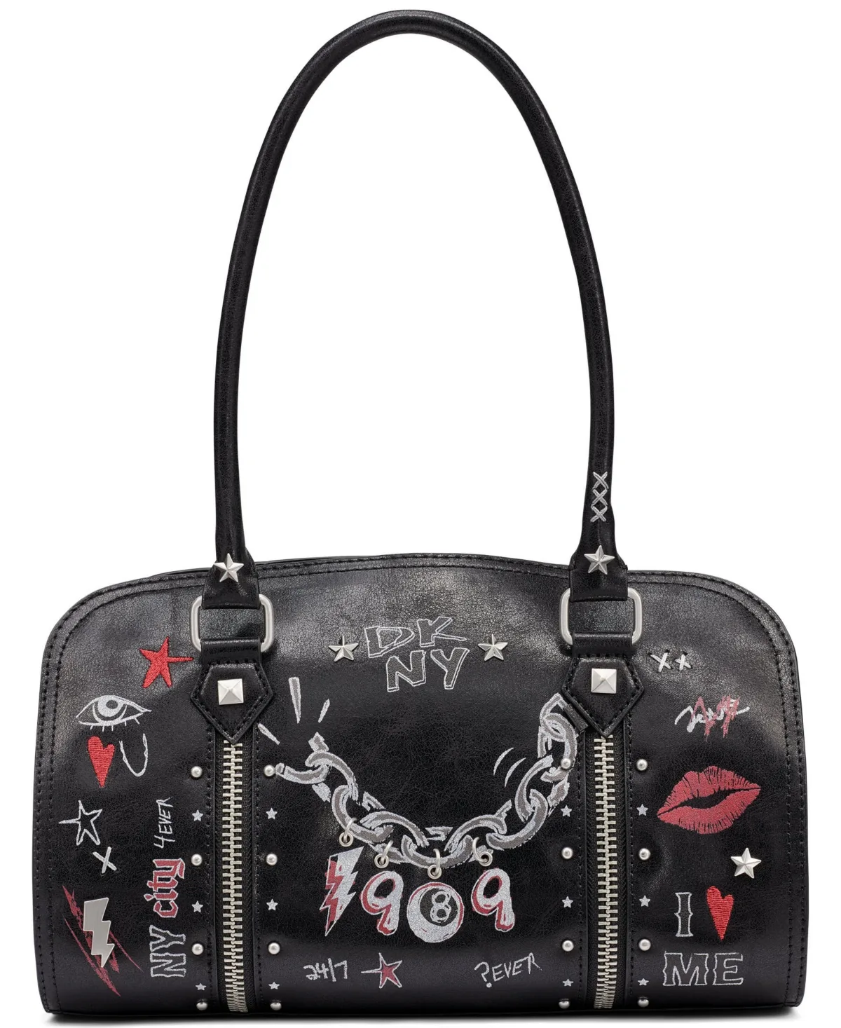 Cedar Medium Adjustable Strap Satchel Handbag by DKNY