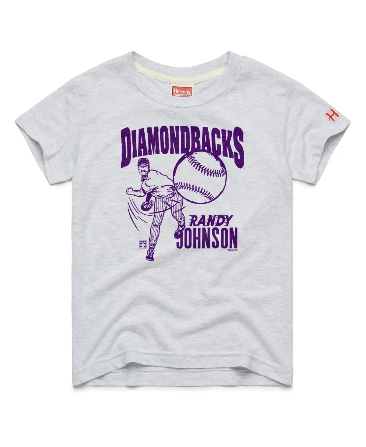 Randy Johnson Arizona Diamondbacks Cooperstown Collection Player Graphic Tri-Blend T-Shirt by Homage