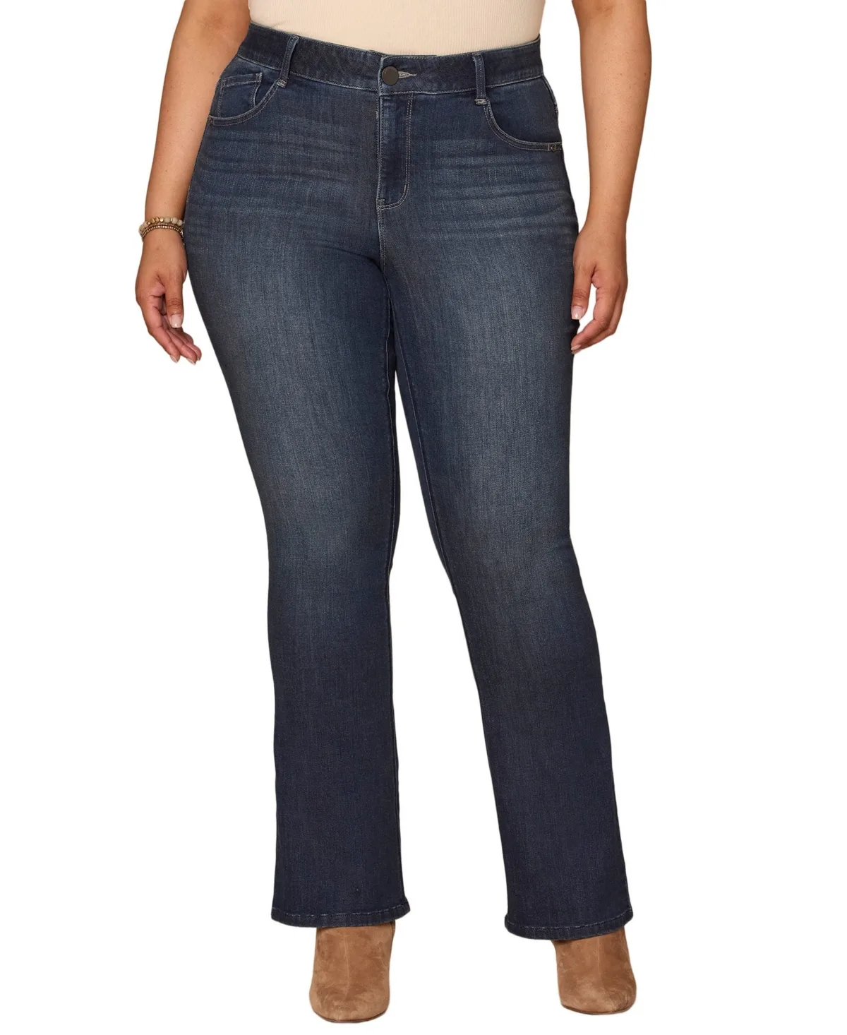 AbSolution High-Waisted Bootcut Jeans