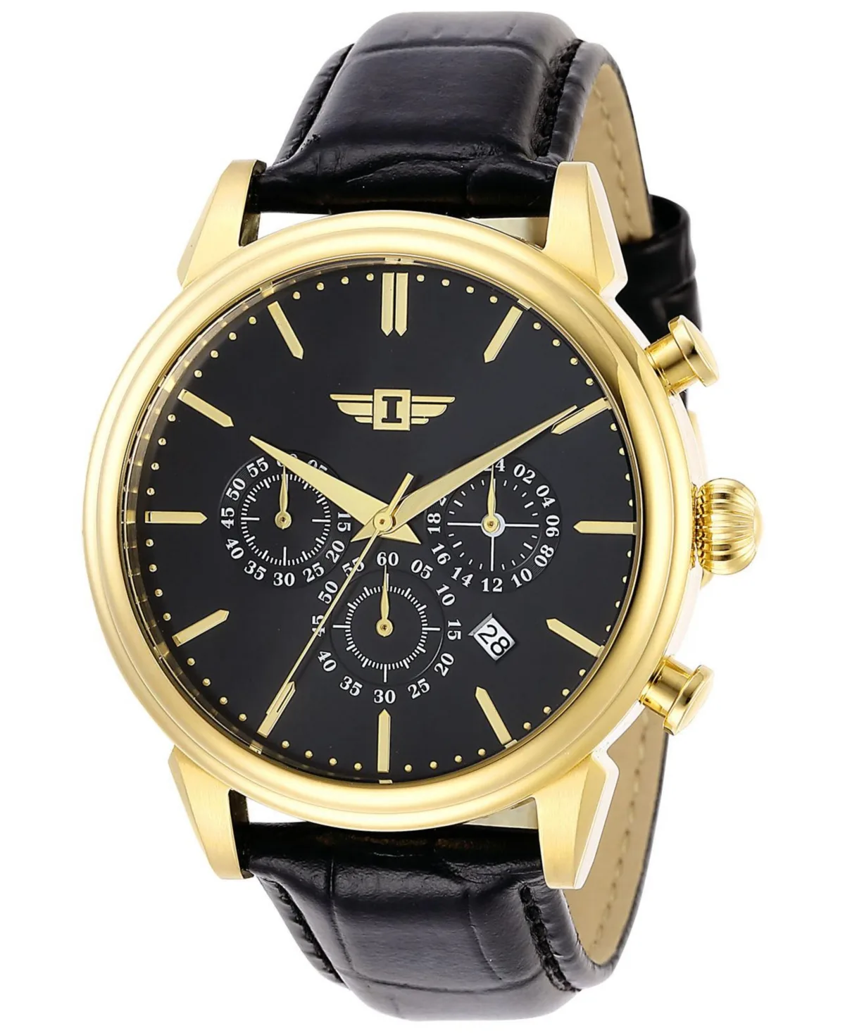 I by Invicta Quartz Chronograph Black Dial Watch by Invicta