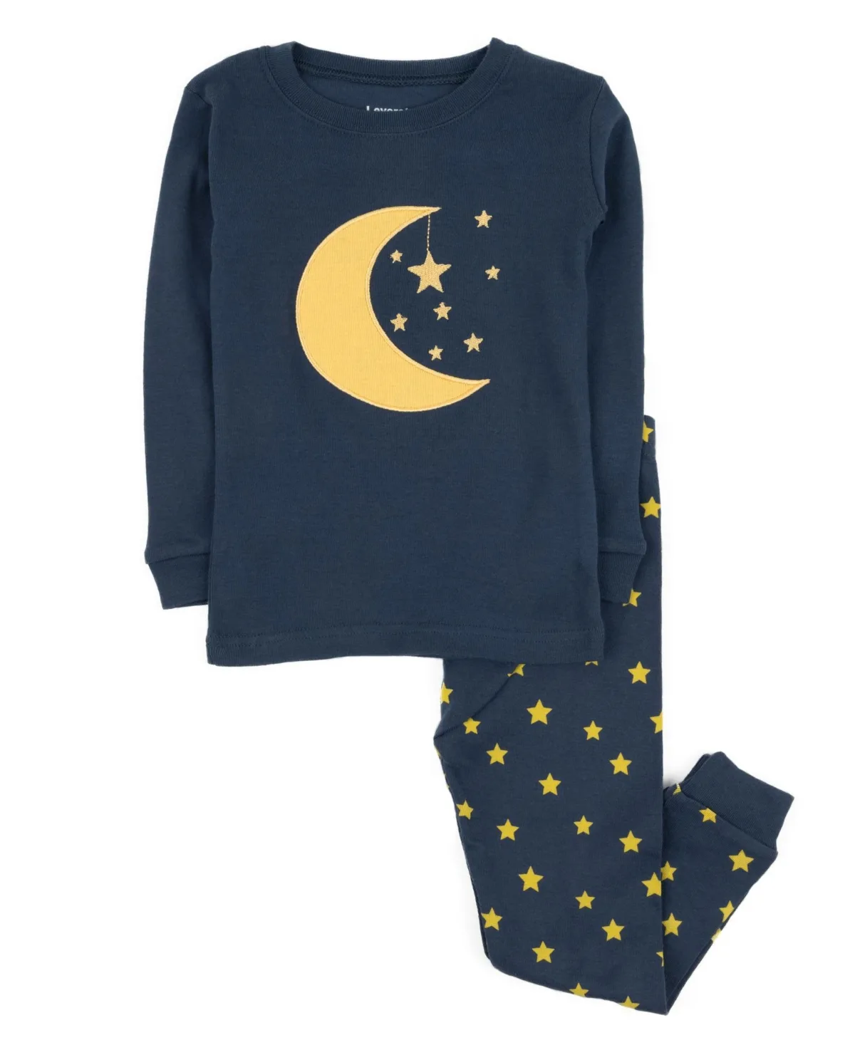 Long-Sleeve Animal and Nature Print Cotton Top and Pants, 2-Piece Set by Leveret