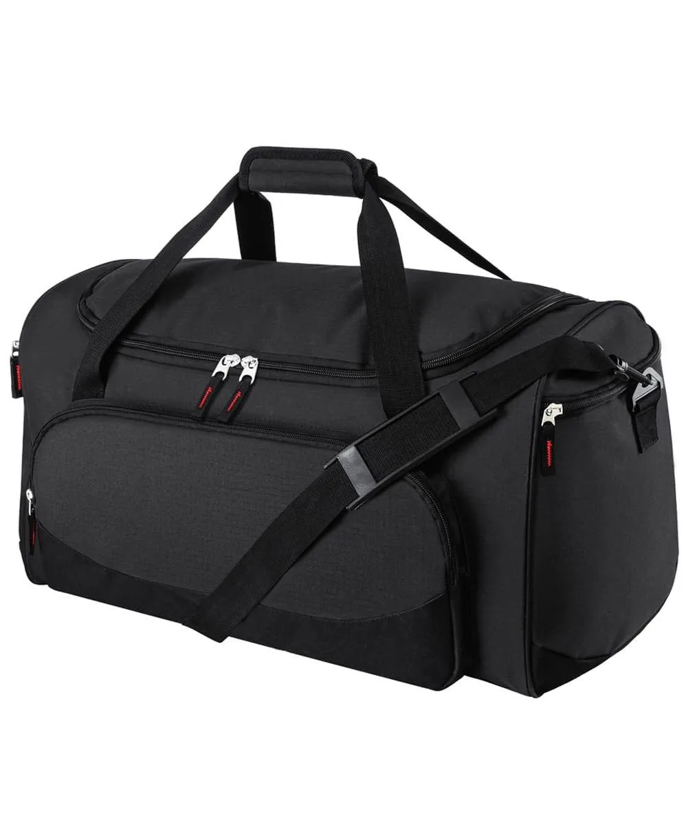 50L Large Duffle Travel Gym Bag Multi Pocket Organizer Versatile Carry by Furlihong
