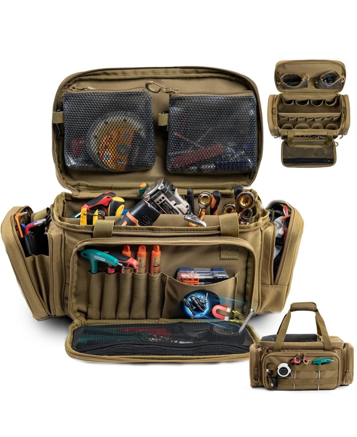 Tool Bag Organizer Tote for Electricians by Xdovet