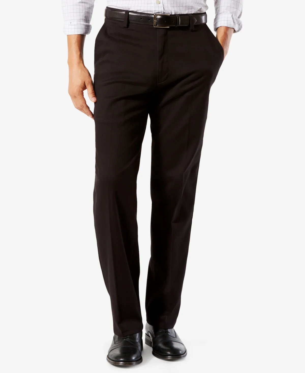Easy Classic Fit Khaki Stretch Pants by Dockers