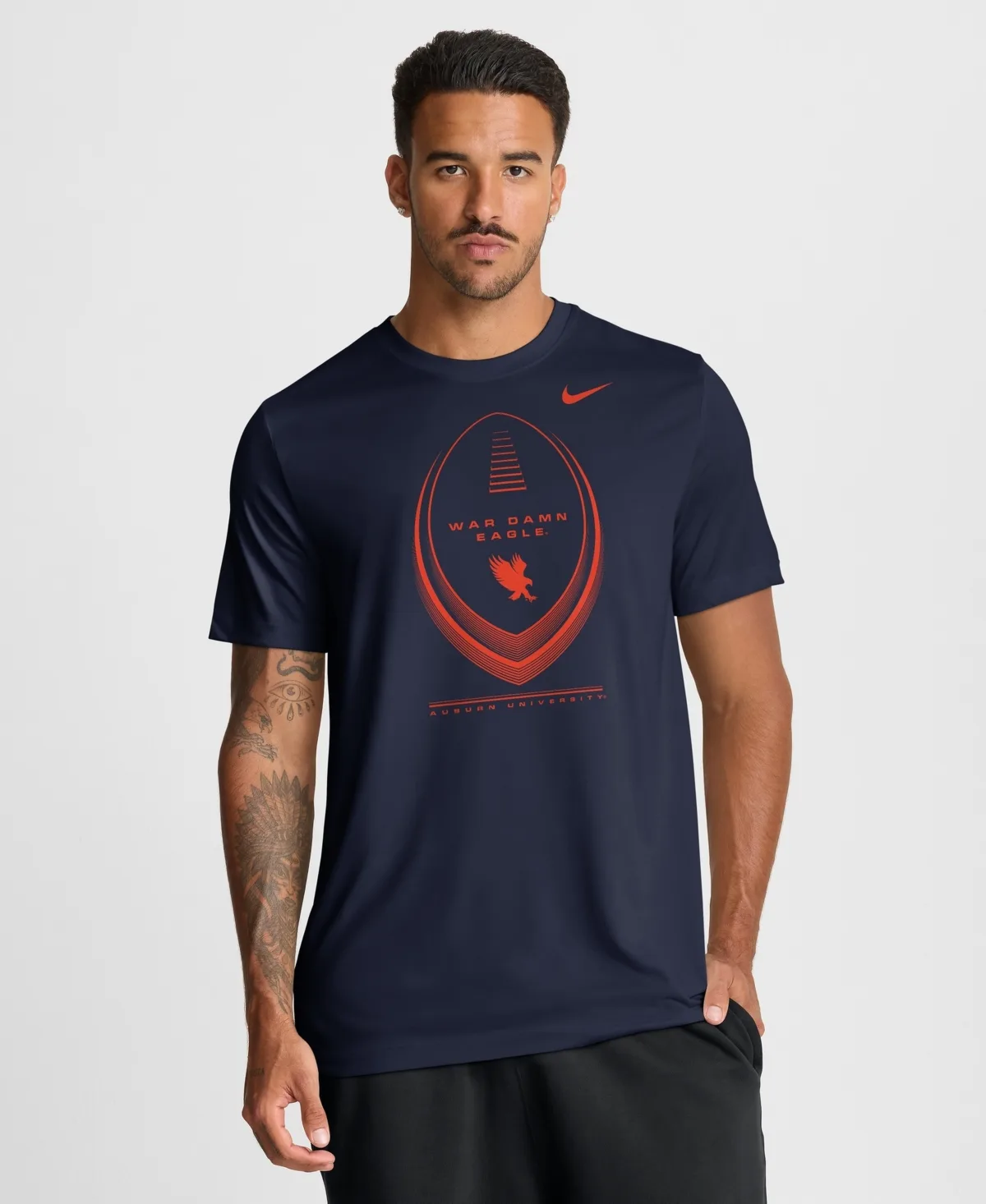 Auburn Primetime Football Icon Legend Short-Sleeve Crewneck T-Shirt by Nike