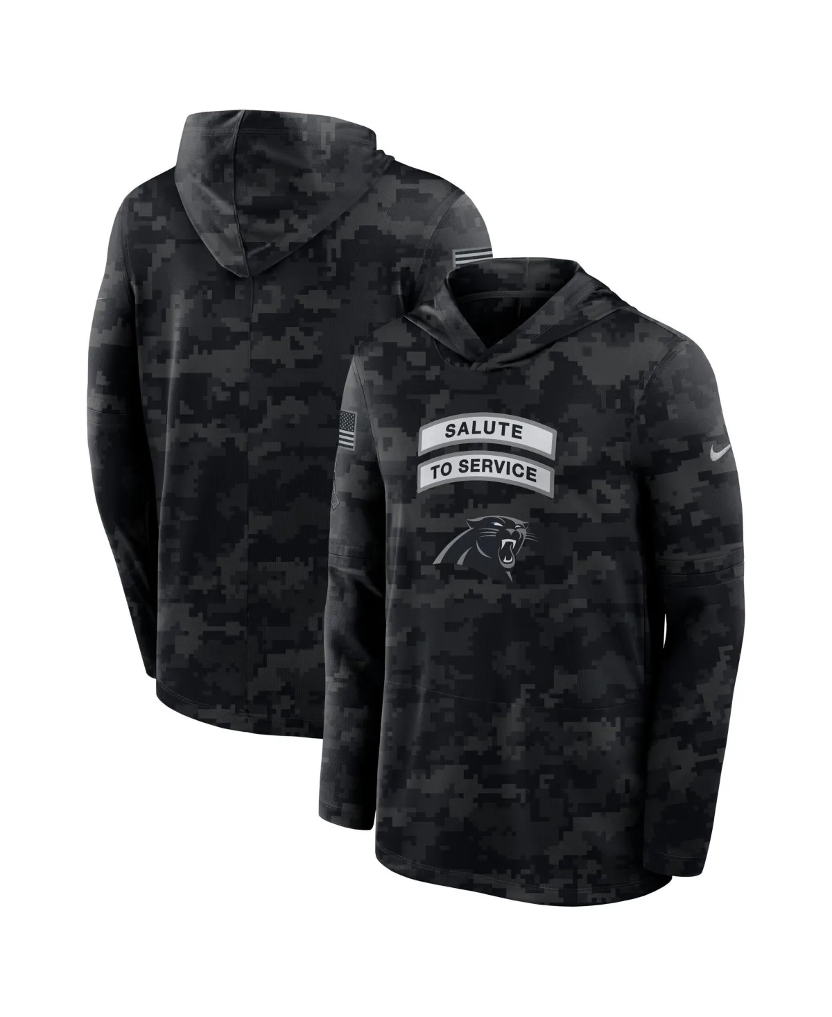 Carolina Panthers Sideline Lightweight Hooded Pullover by Nike
