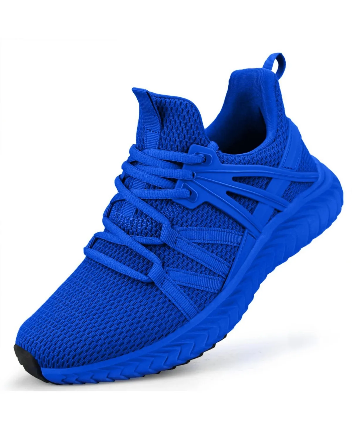 Slip on Running Sneakers Breathable Lightweight Anti Slip Walking Tennis Shoes