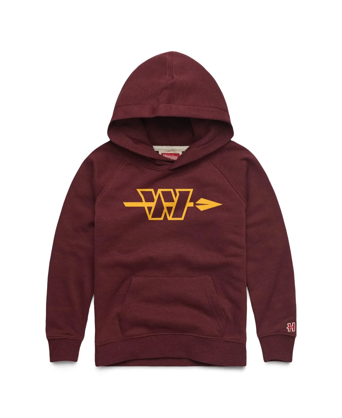 Washington Commanders Alternate Logo Tri-Blend Hoodie by Homage
