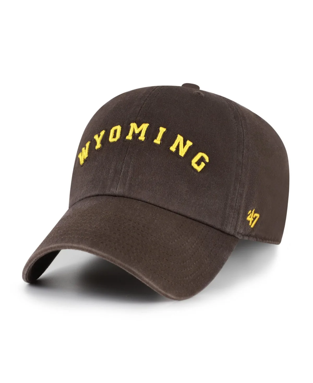 Wyoming Cowboys Vault Clean Up Adjustable Hat by 47 Brand