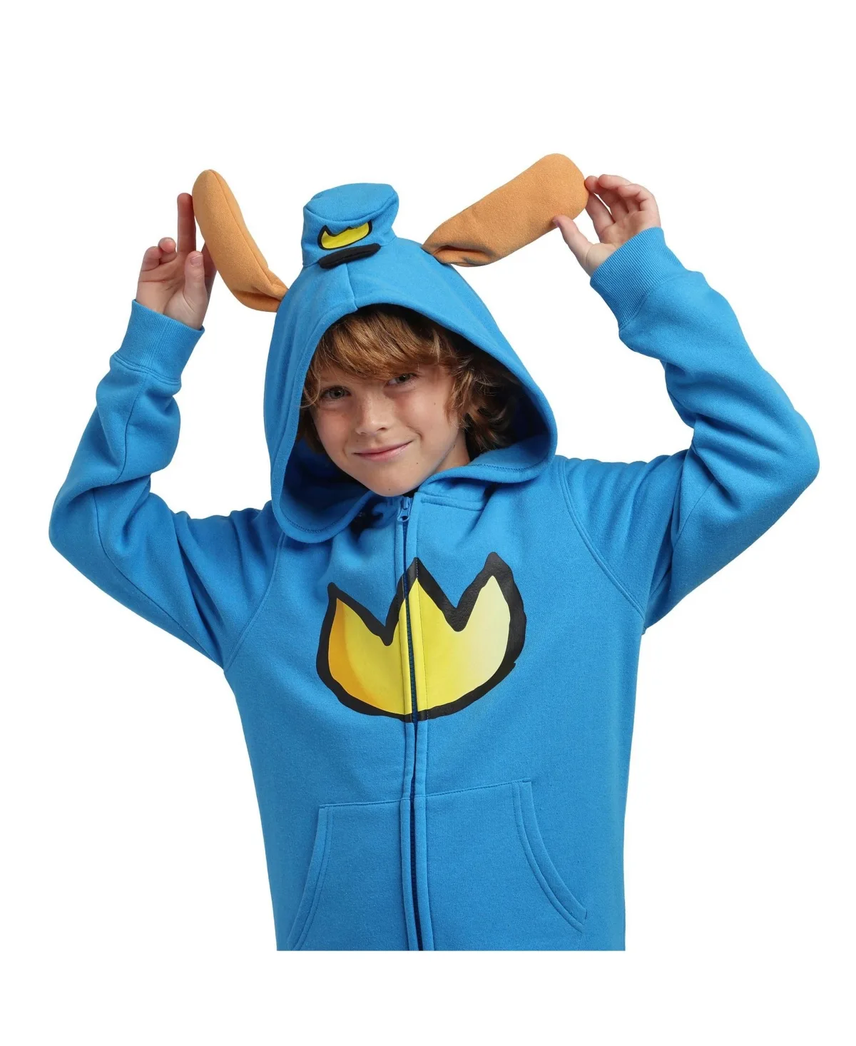 Dog Man Cosplay Long-Sleeve Zip-Up Hoodie by Dog Man